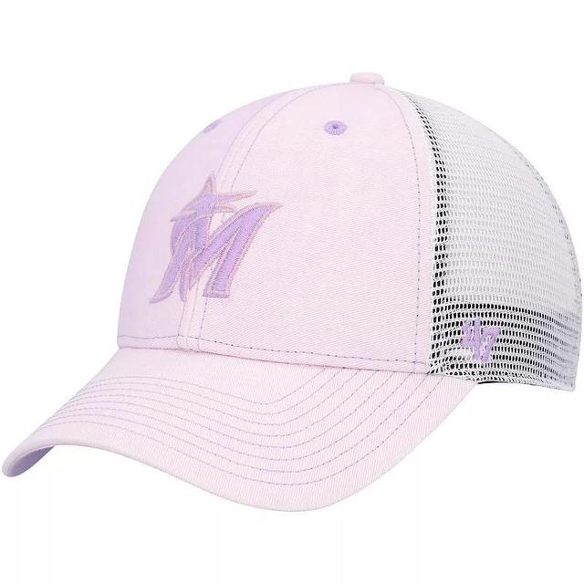 Womens 47 Miami Marlins Haze MVP Trucker Snapback Hat Product Image