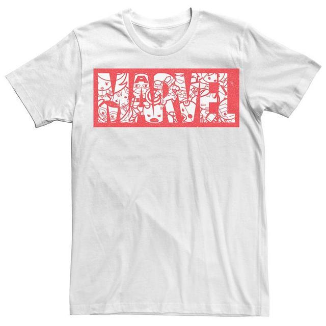 Mens Marvel Kawaii Art Collection Graphic Tee Product Image