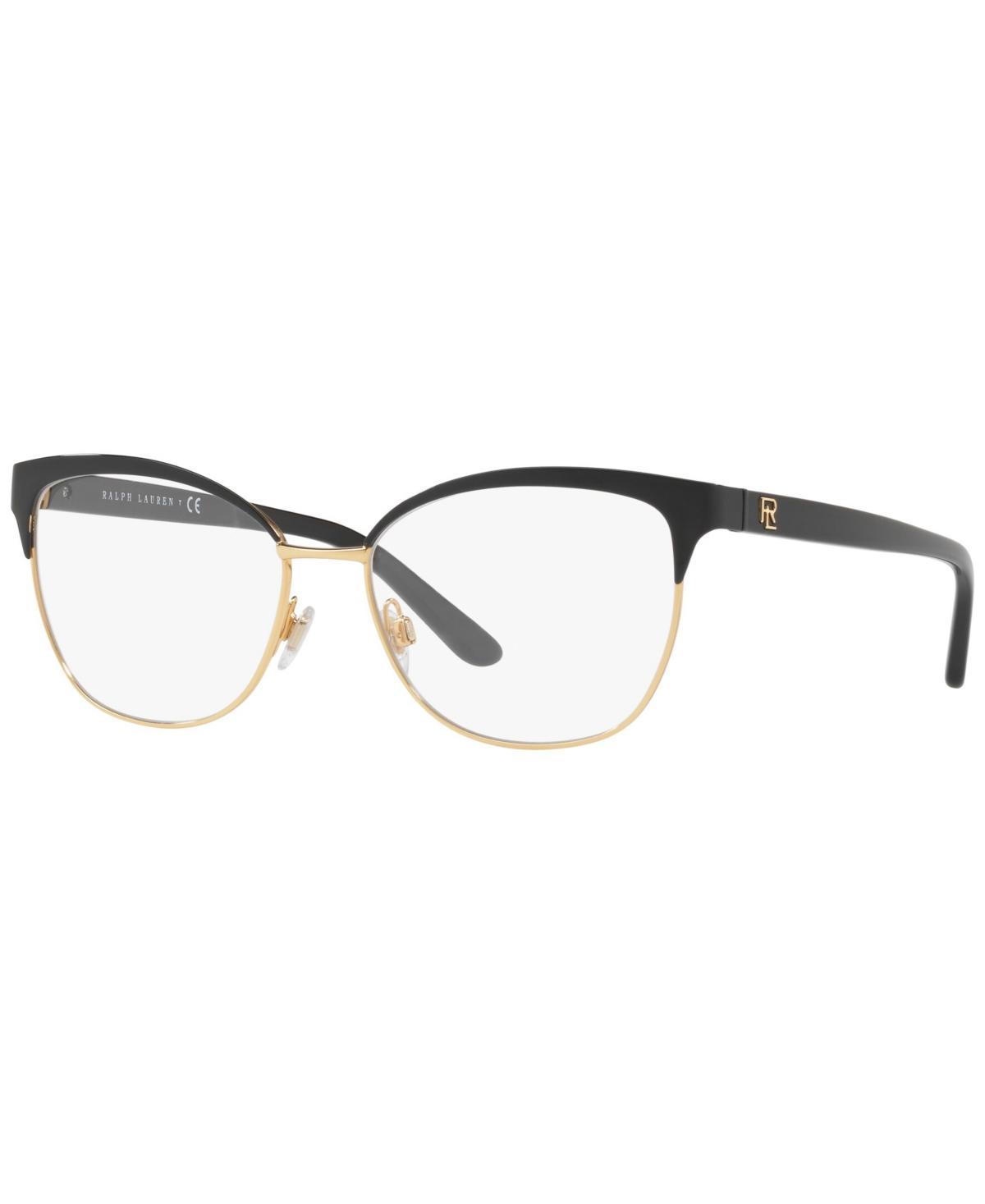 Ralph Lauren Womens Eyeglasses, RL5099 52 - Shiny Black on Gold Product Image