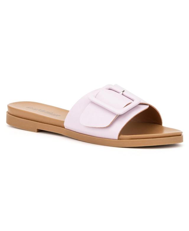 Olivia Miller Womens Carmen Sandal Slide Slippers Product Image