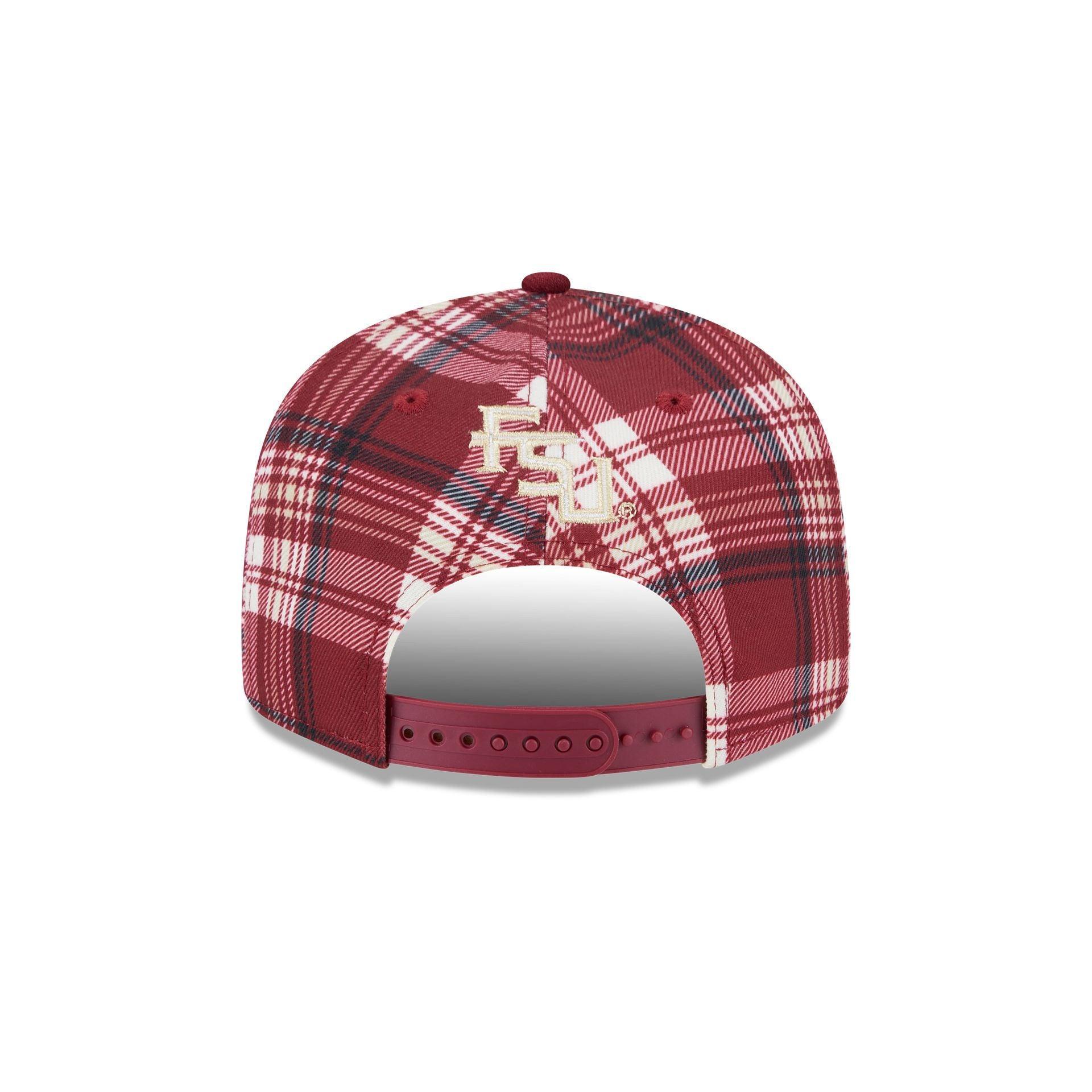 Florida State Seminoles Plaid 9FIFTY Snapback Hat Male Product Image