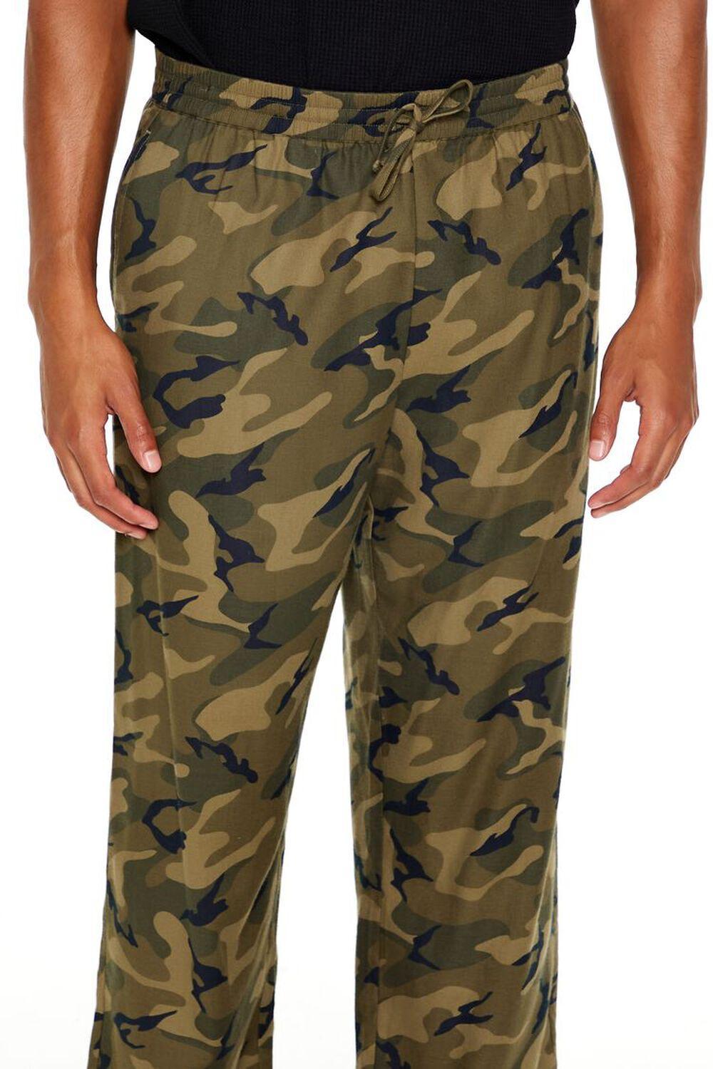 Camo Print Flannel Pajama Pants | Forever 21 Product Image