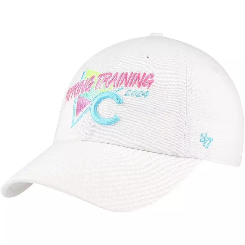 Mens 47 Chicago Cubs 2024 Spring Training Vapor Wave Clean Up Adjustable Hat Product Image