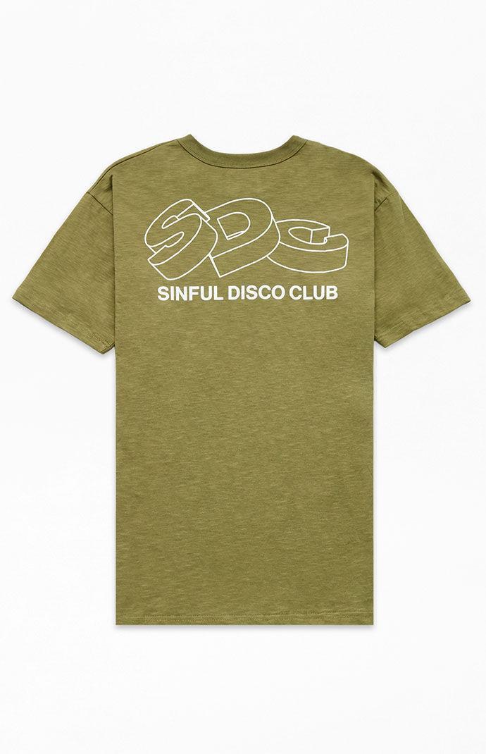 Men's Sinful Disco Slub T-Shirt Product Image