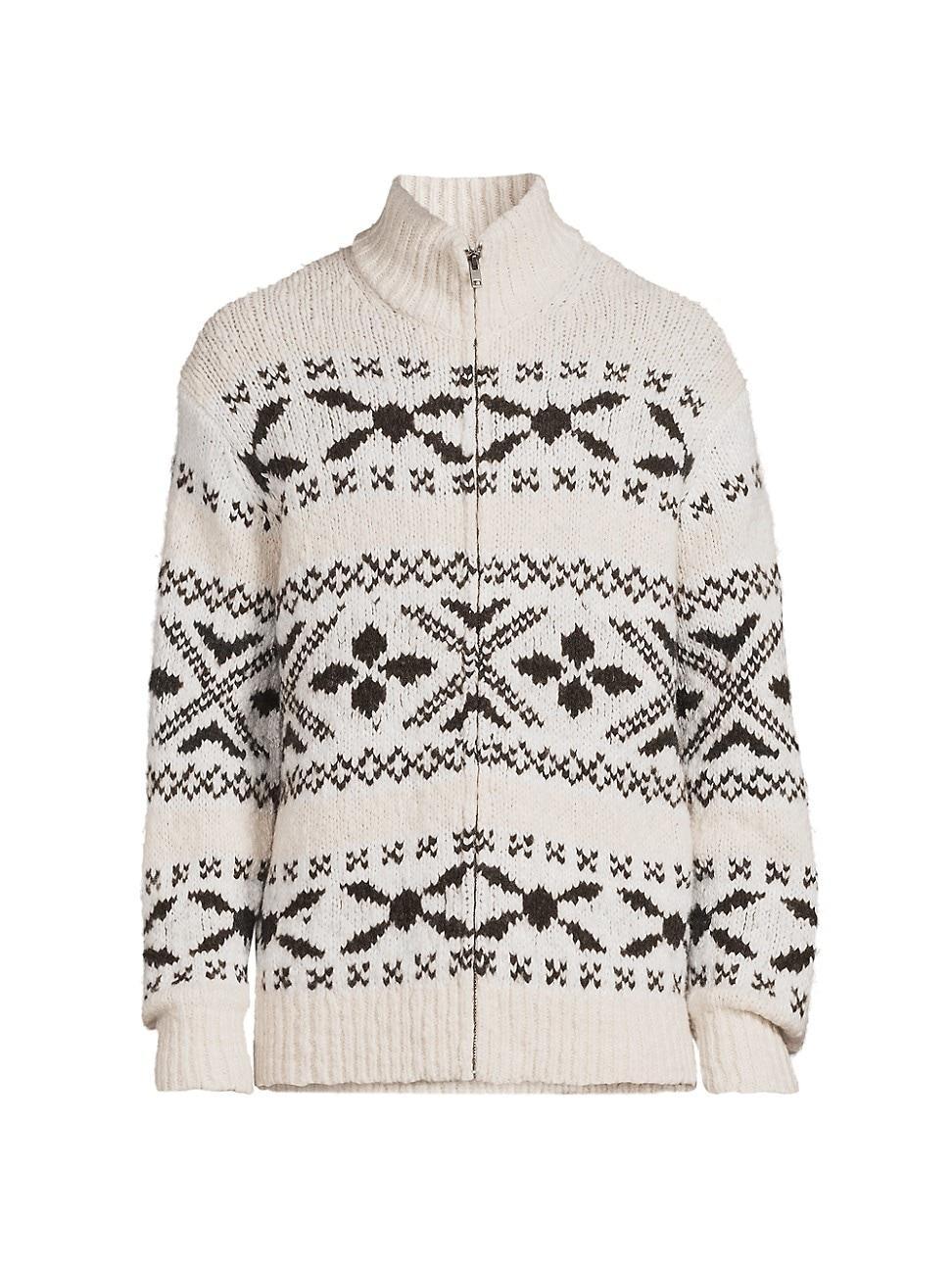 Men's Fair Isle Zip Sweater Product Image