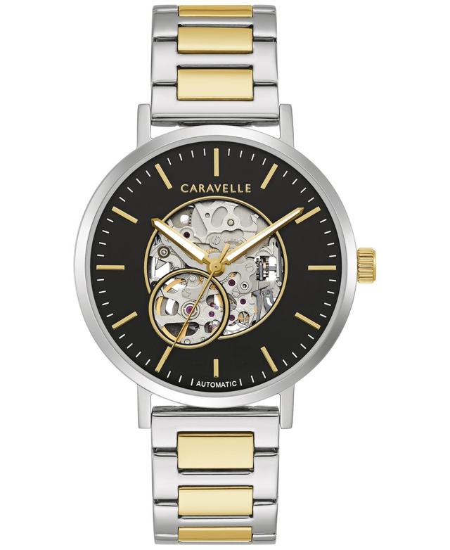 Caravelle by Bulova Mens Two-Tone Stainless Steel Bracelet Watch - 45A152 Gold Silver Product Image