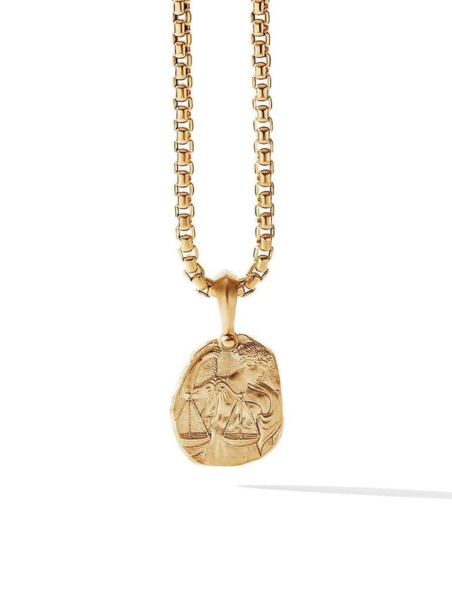 Mens Sagittarius Amulet in 18K Yellow Gold Product Image