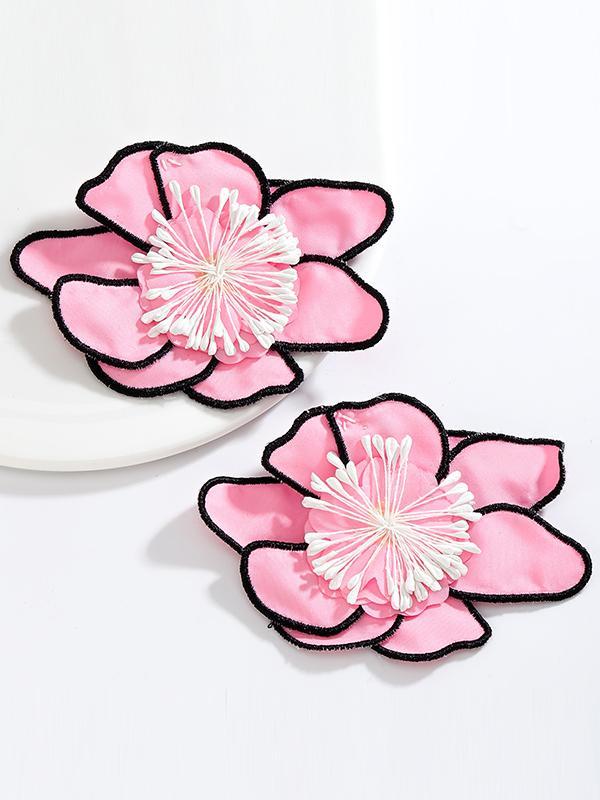 Flower Shape Drop Earrings Product Image