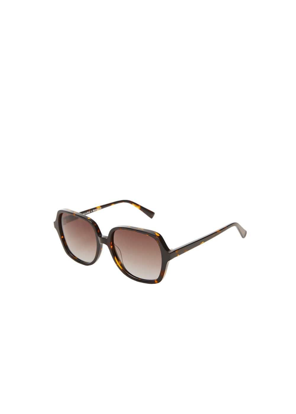 MANGO - Tortoiseshell square sunglasses - One size - Women Product Image