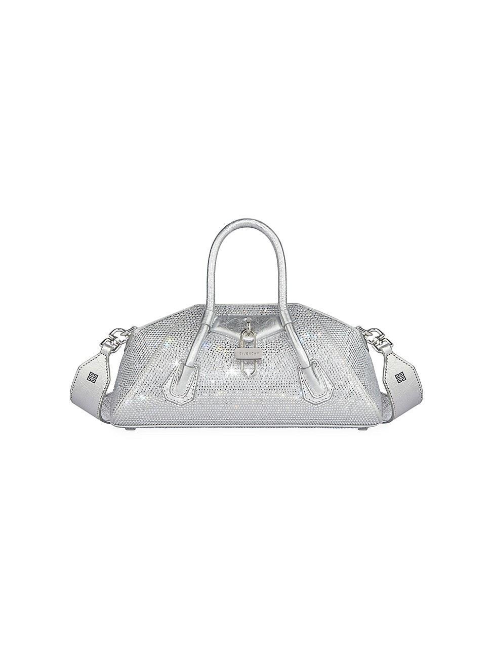 Womens Mini Antigona Stretch Bag In Satin And Strass Product Image