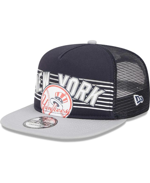 Mens New Era Navy New York Yankees Speed Golfer Trucker Snapback Hat Product Image