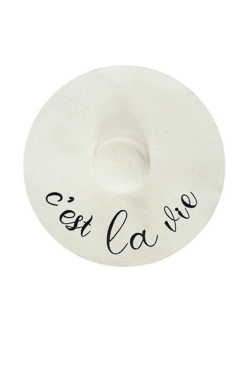 CEST LA VIE OVERSIZED SUN HAT Product Image