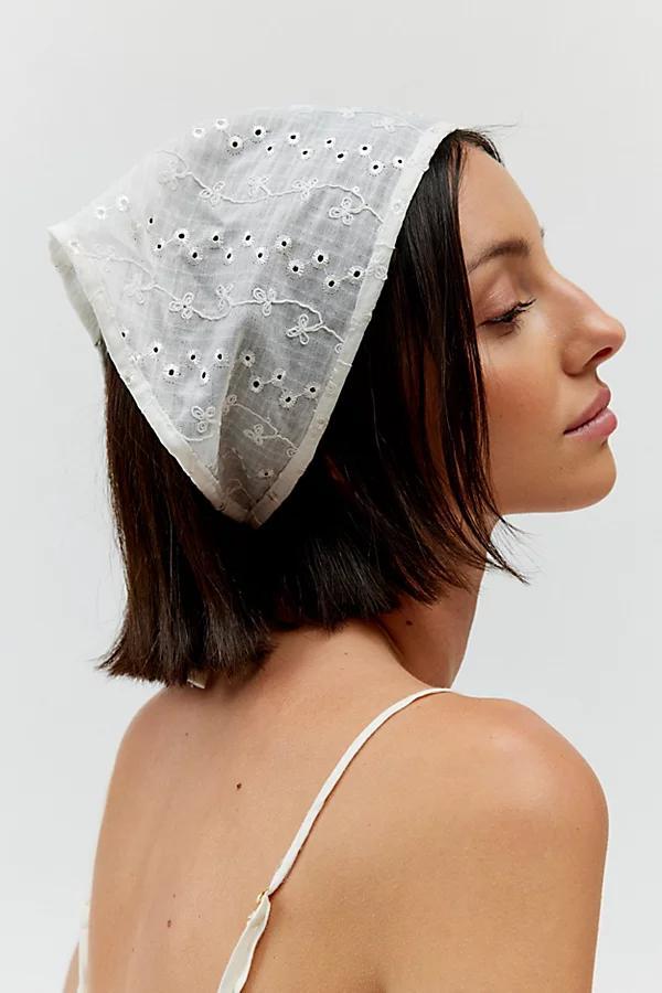 Iris Eyelet Headscarf Womens at Urban Outfitters Product Image