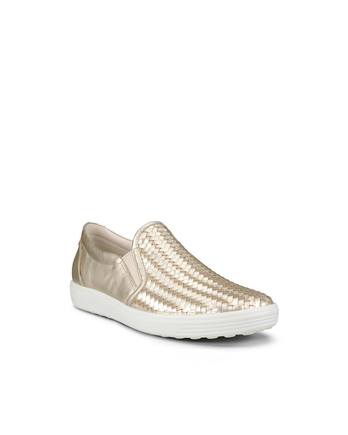 Ecco Womens Soft 7 Woven Slip-On Sneakers Product Image