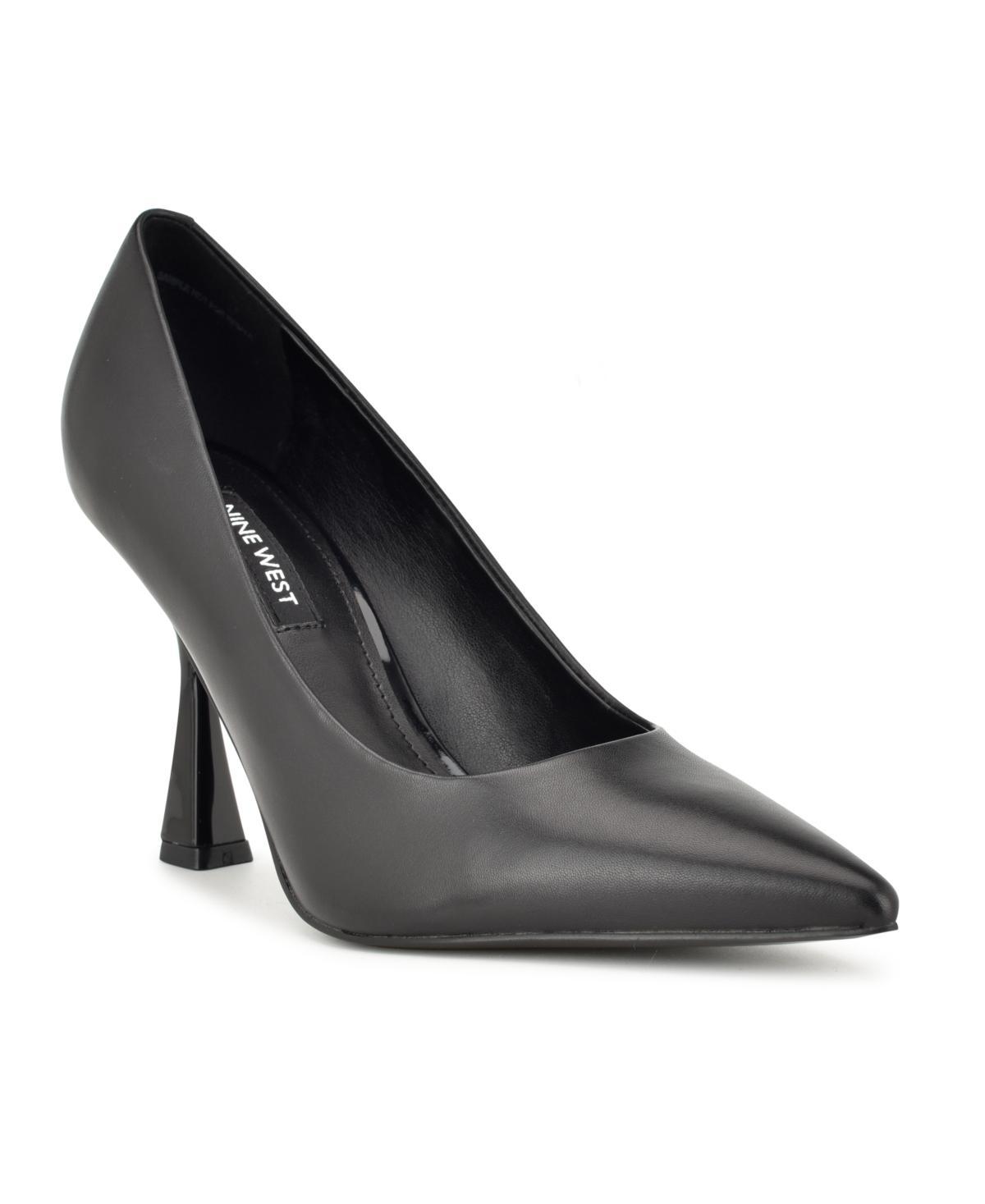 Nine West Ravens Womens Leather Pointy Toe Dress Pumps Product Image