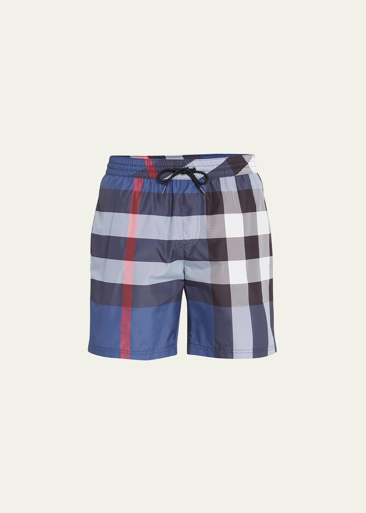 burberry Guildes Check Swim Trunks Product Image