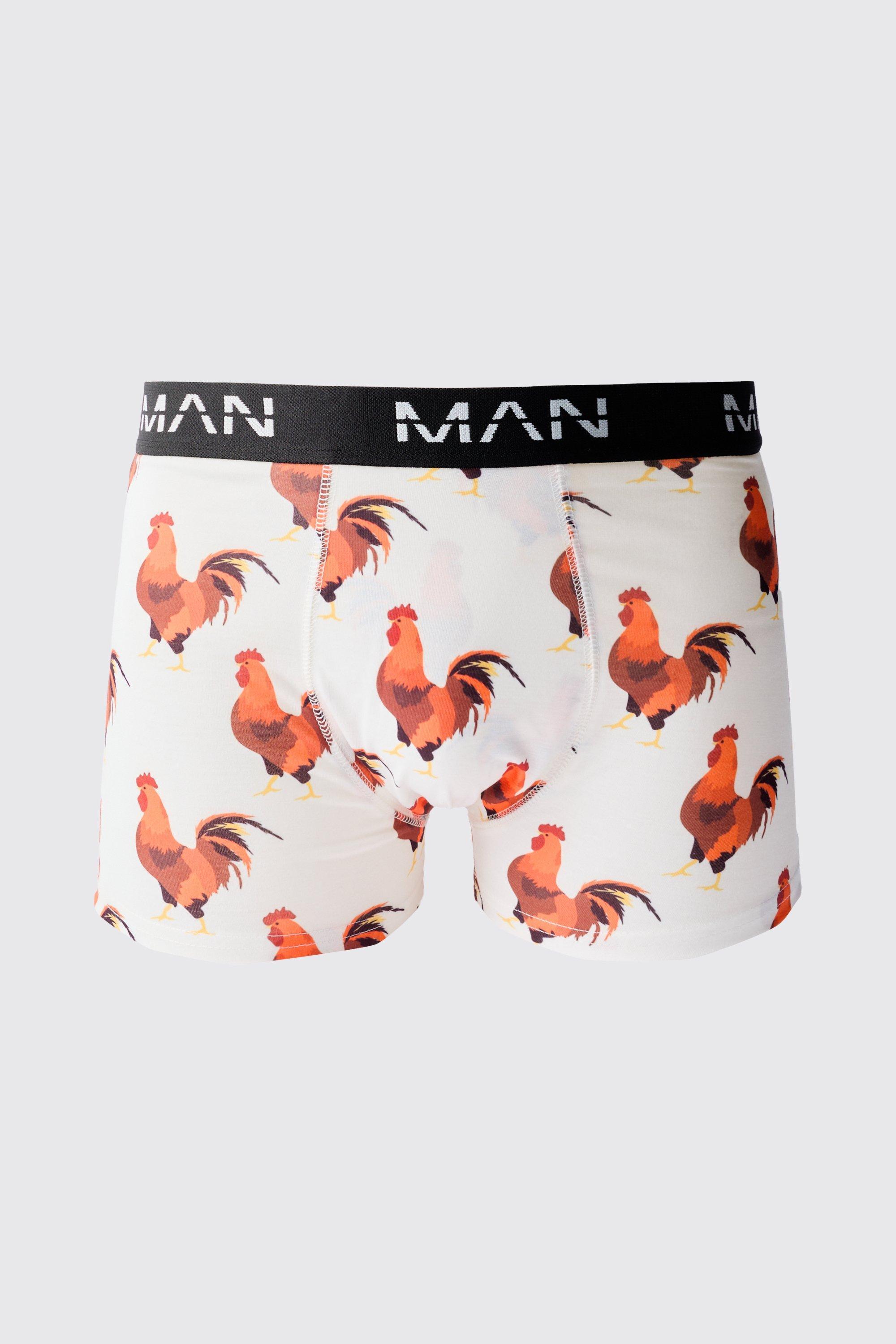 Mens Multi Man Cockerill Printed Boxers, Multi Product Image