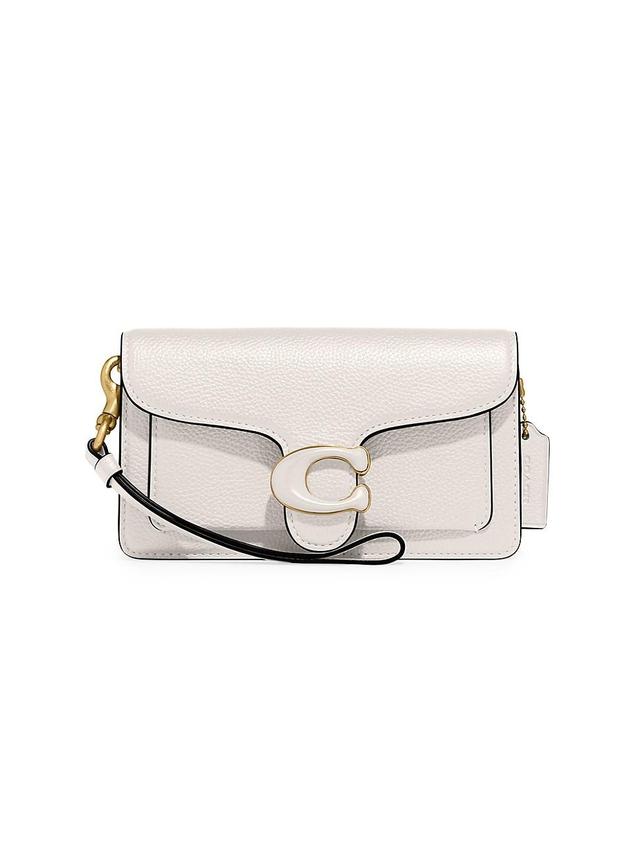 COACH Solid Polished Pebble Tabby Convertible Gold Chain Wristlet Crossbody Bag Product Image