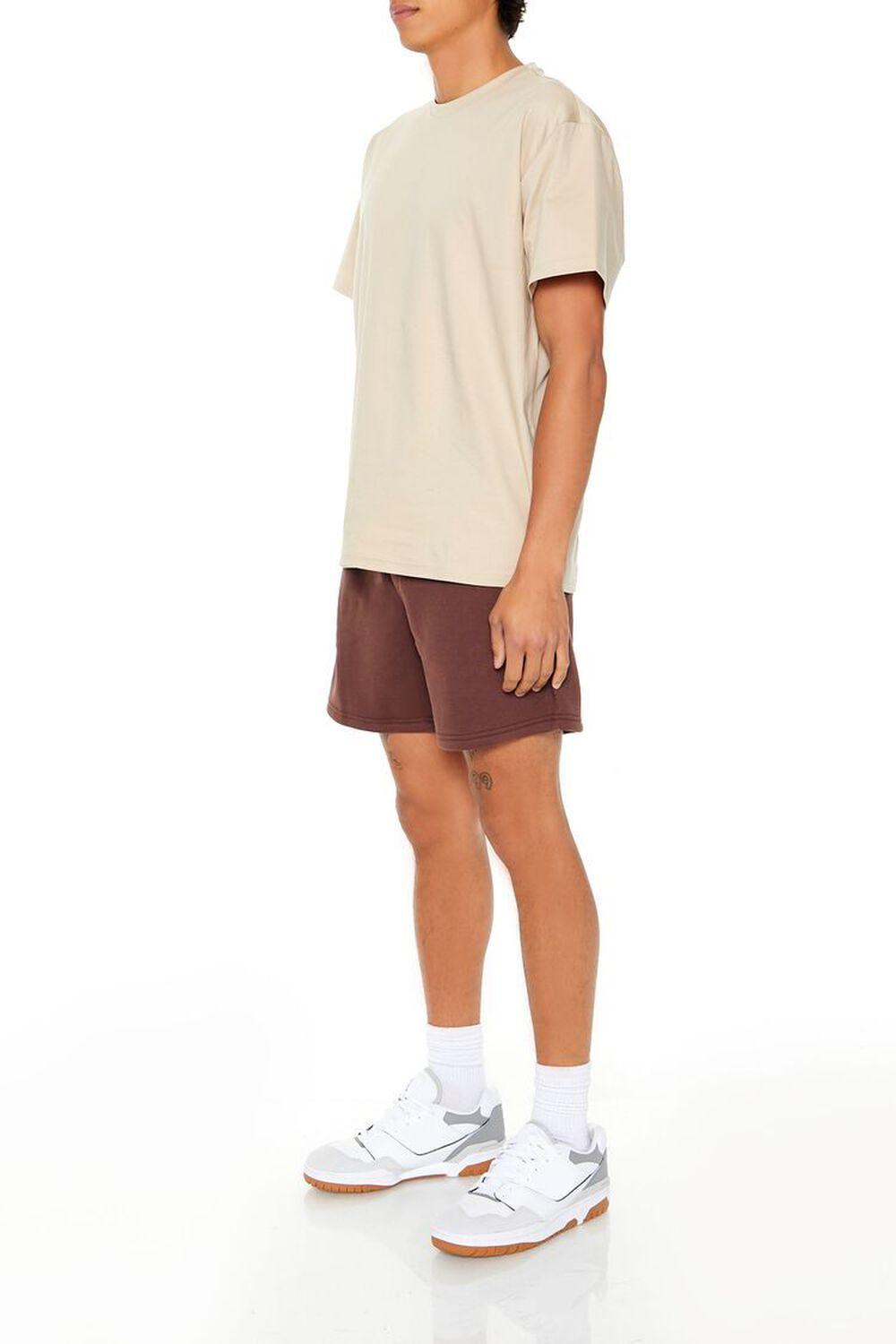 Drawstring Cotton-Blend Shorts | Forever 21 Product Image