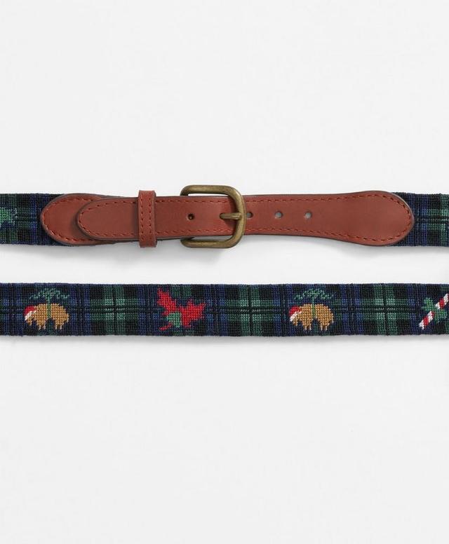 Smathers & Branson Needlepoint Golden Fleece® Holiday Belt Product Image