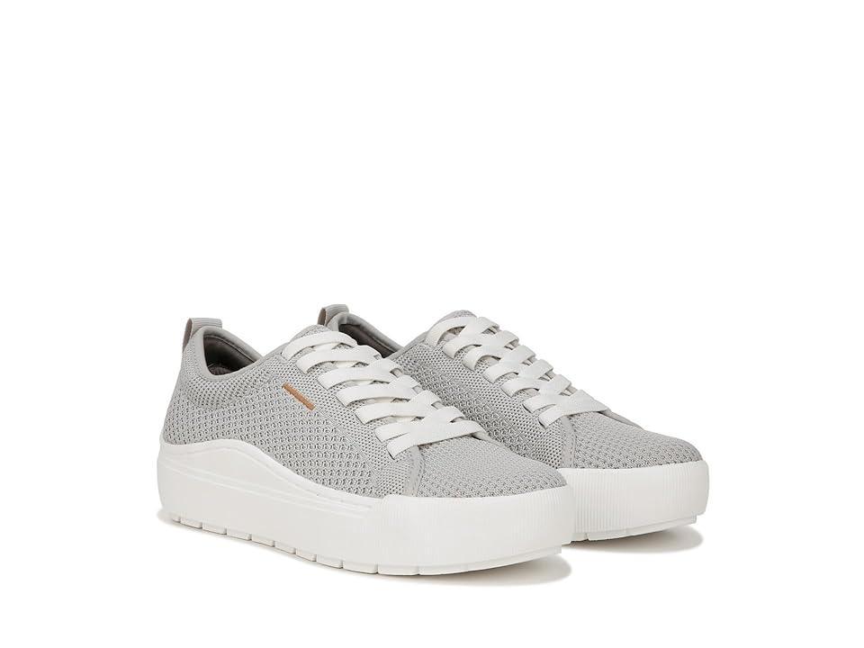 Dr. Scholl's Time Off Knit Lace Up Sneaker (Grey Knit) Women's Shoes Product Image