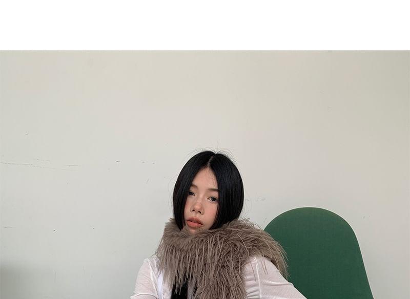 Faux Fur Scarf Product Image