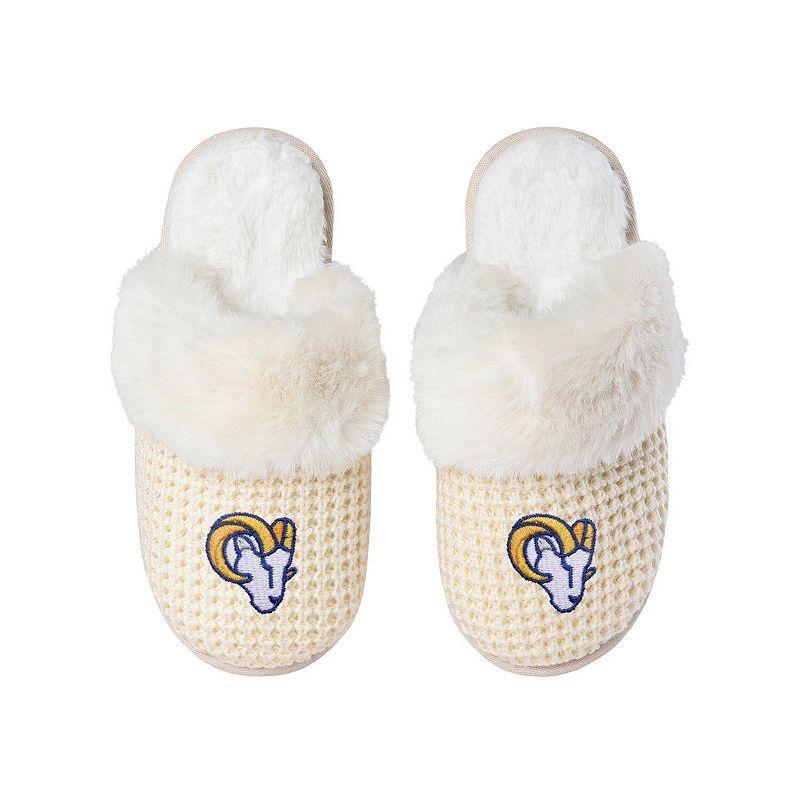 Womens FOCO Los Angeles Rams Open Back Slippers Product Image