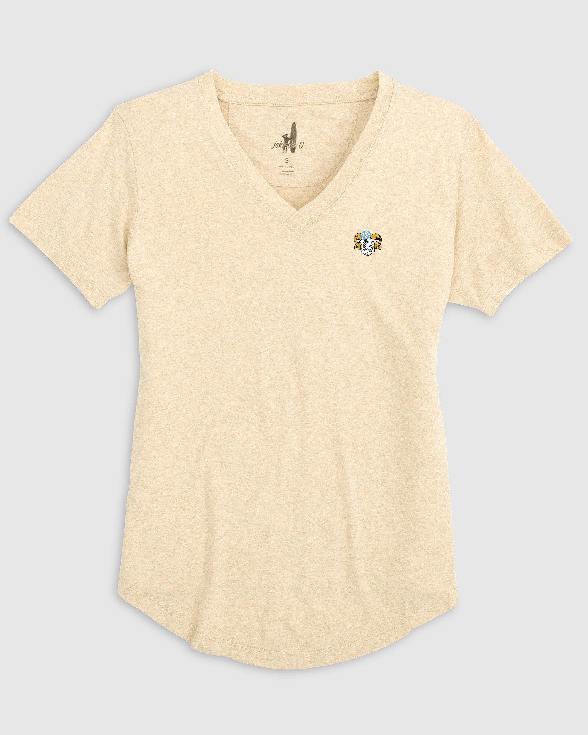 Women's Milwaukee Brewers Merediths V-Neck T-Shirt - Cooperstown Logo Female Product Image