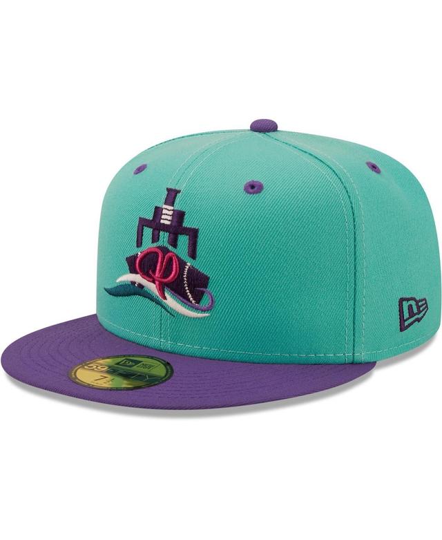 Mens New Era Turquoise Peoria en el Rio Copa De La Diversion 59FIFTY Fitted Hat - Turquoise Product Image