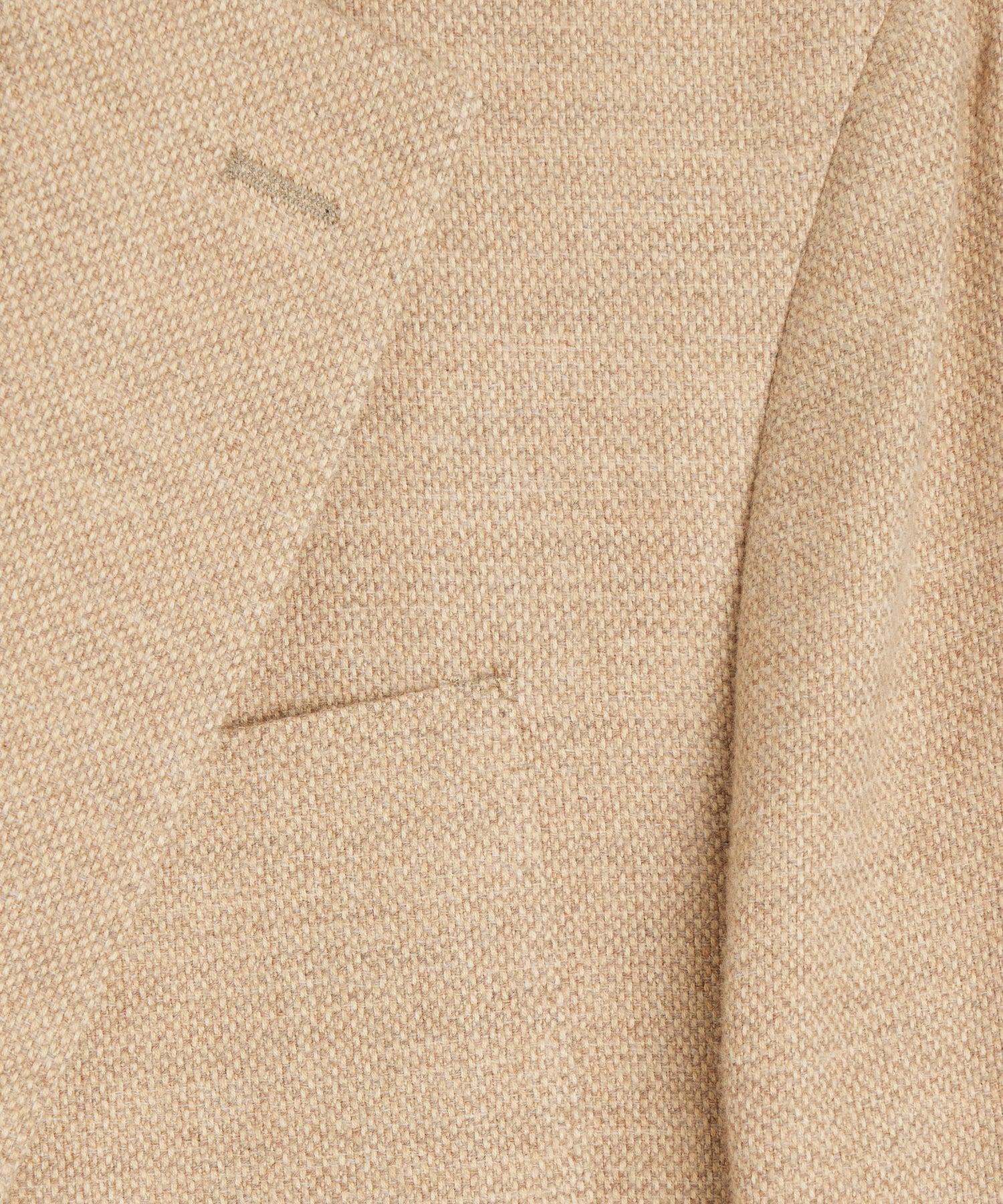 Italian Cotton Wool Sport Coat in Wheat Product Image