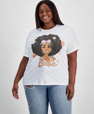 Trendy Plus Size Barbie Graphic T-Shirt Product Image