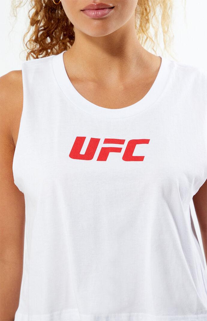 Womens UFC Logo Muscle Tank Top Product Image