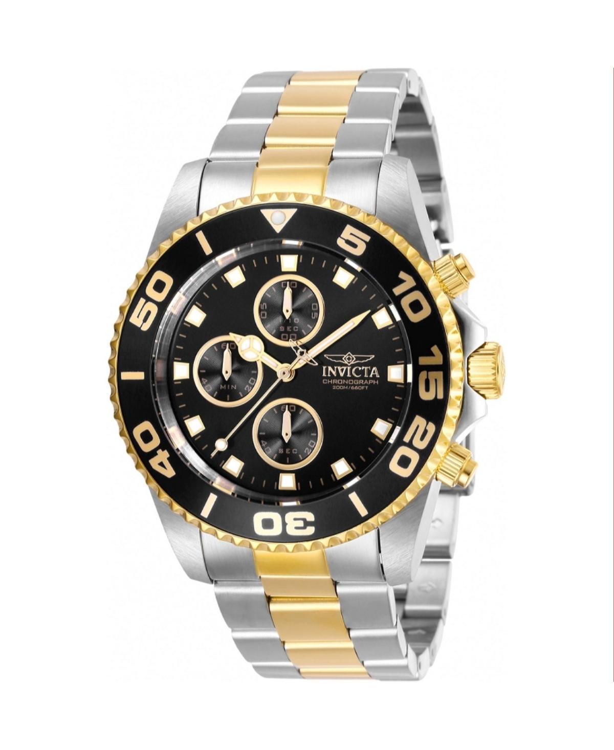 Invicta Mens 28691 Pro Diver Quartz Multifunction Black Dial Watch - Black Product Image