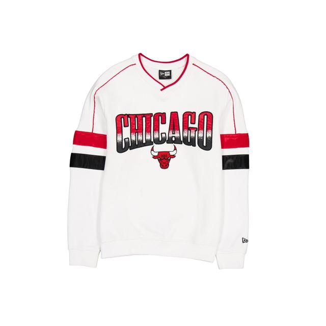 Chicago Bulls Sport Classics White Crewneck Male Product Image