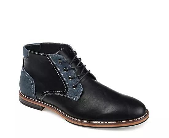 Vance Co. Franco Mens Plain Toe Chukka Boots Grey Product Image