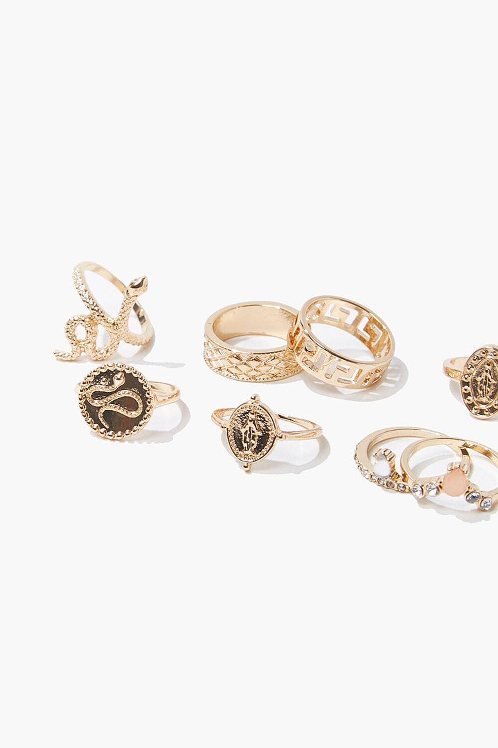 Snake Charm Ring Set | Forever 21 Product Image