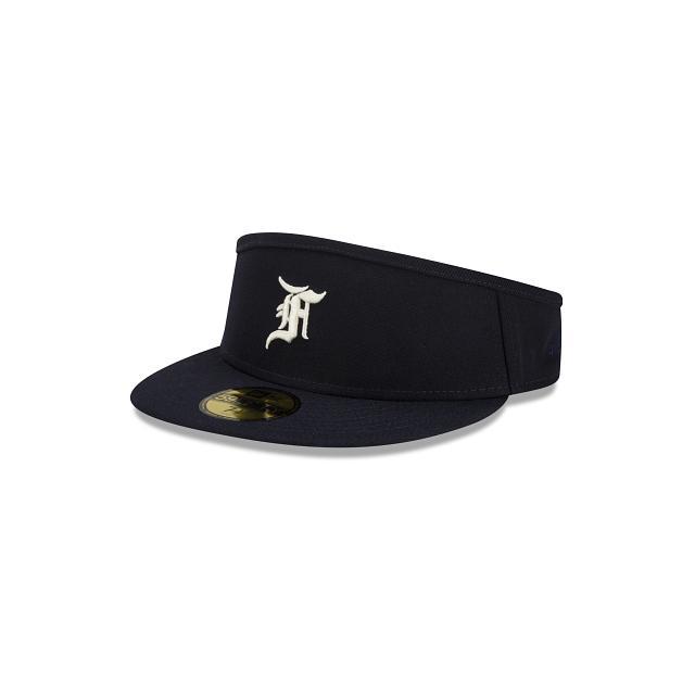 Fear of God Essentials Navy 59FIFTY Visor Hat Male Product Image