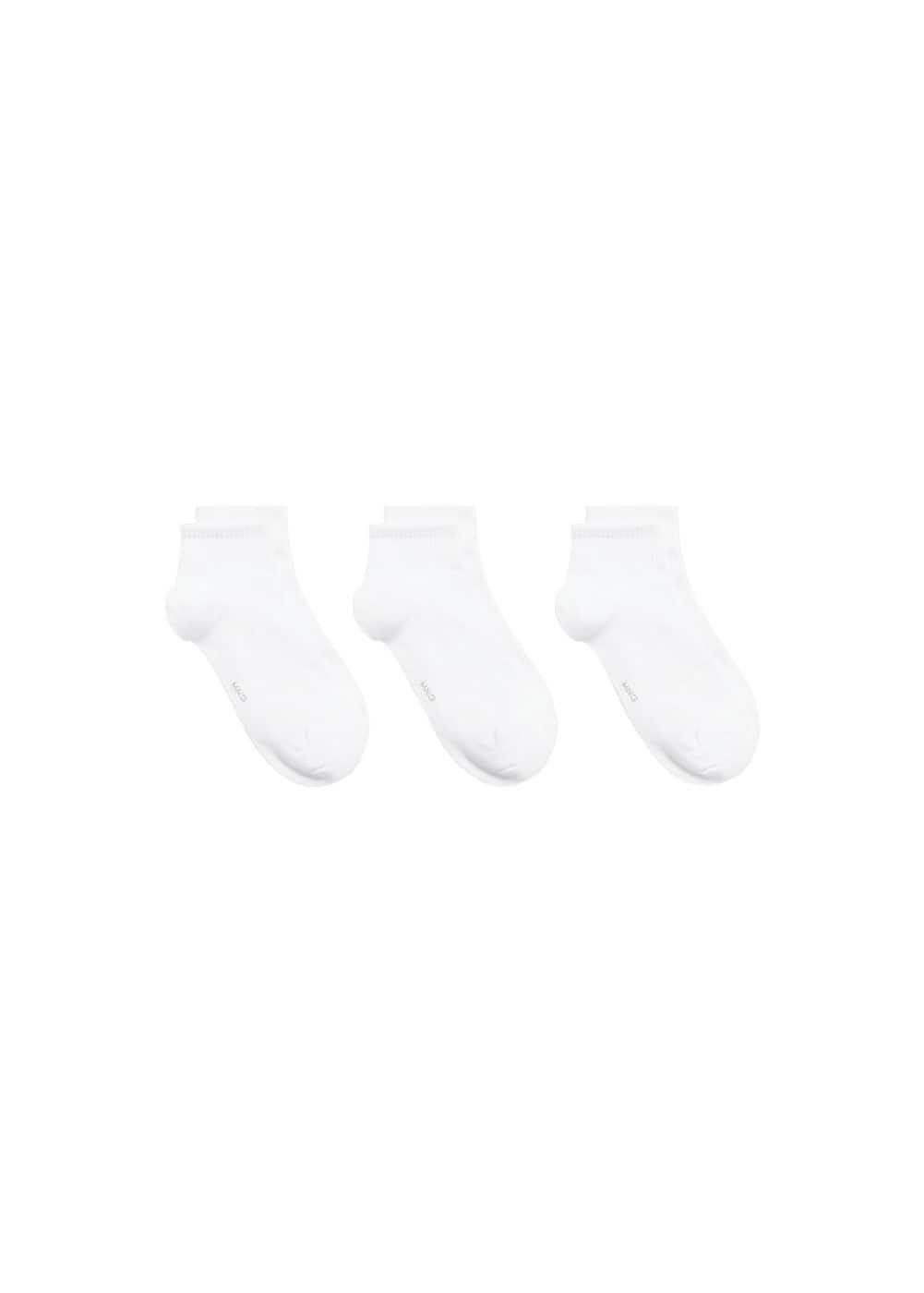 3-pack of ribbed cotton socks - Men | MANGO USA Product Image