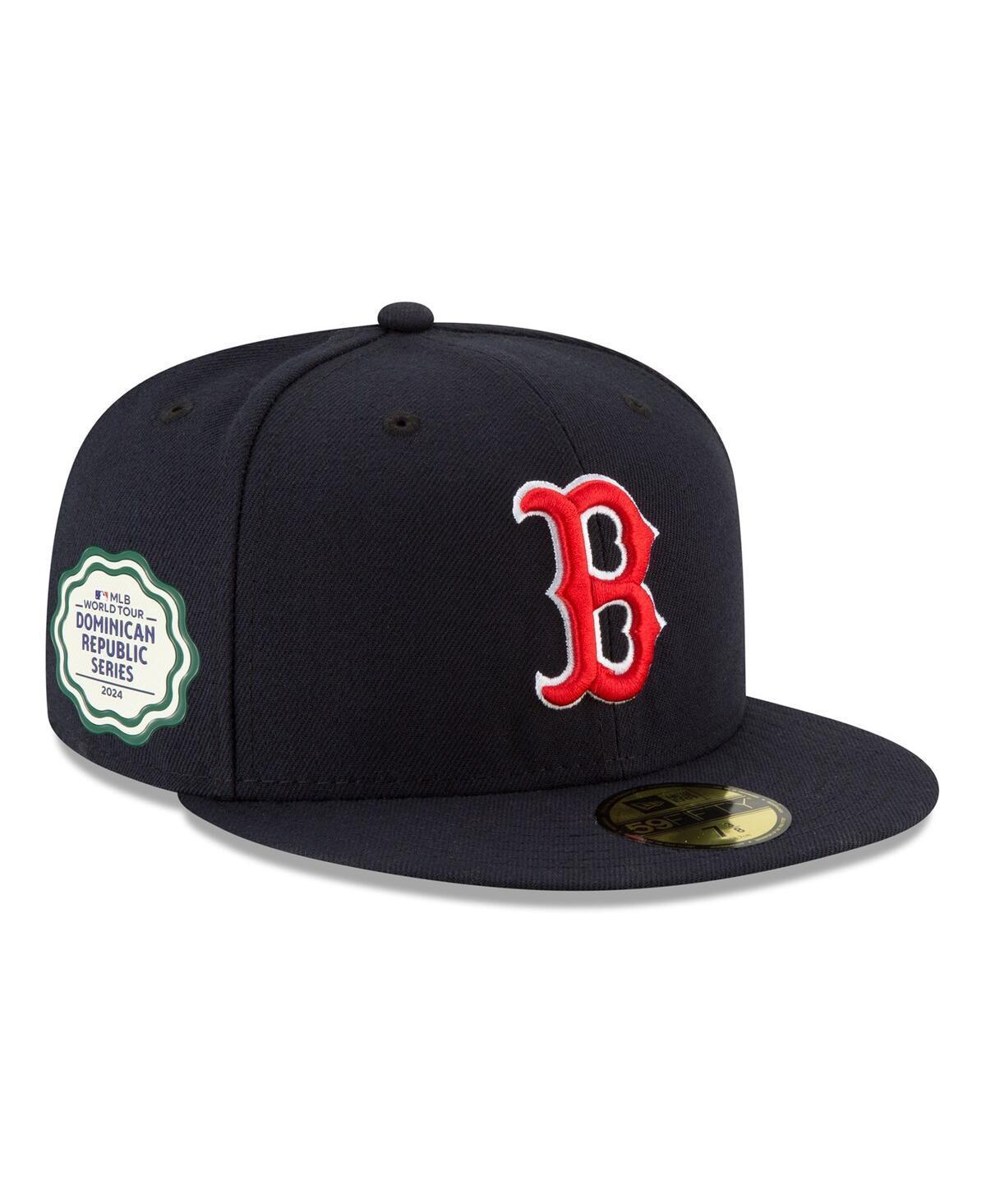 Mens New Era Boston Red Sox 2024 MLB World Tour: Dominican Republic Series 59FIFTY Fitted Hat Blue Product Image