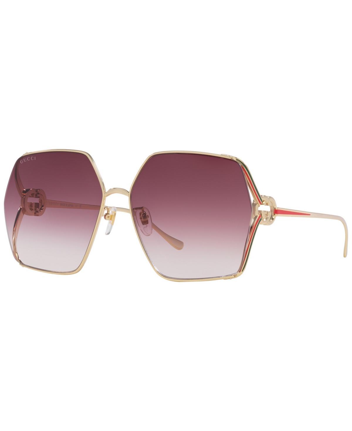 Gucci Womens GG1322S 64mm Square Sunglasses Product Image