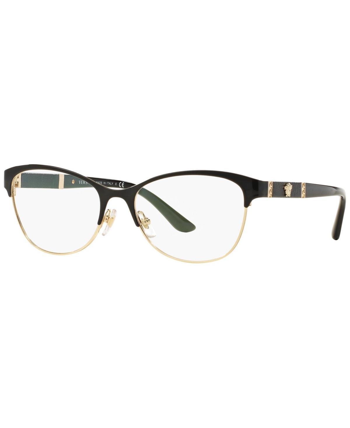 Versace VE1233Q Womens Irregular Eyeglasses - Black Gold Product Image