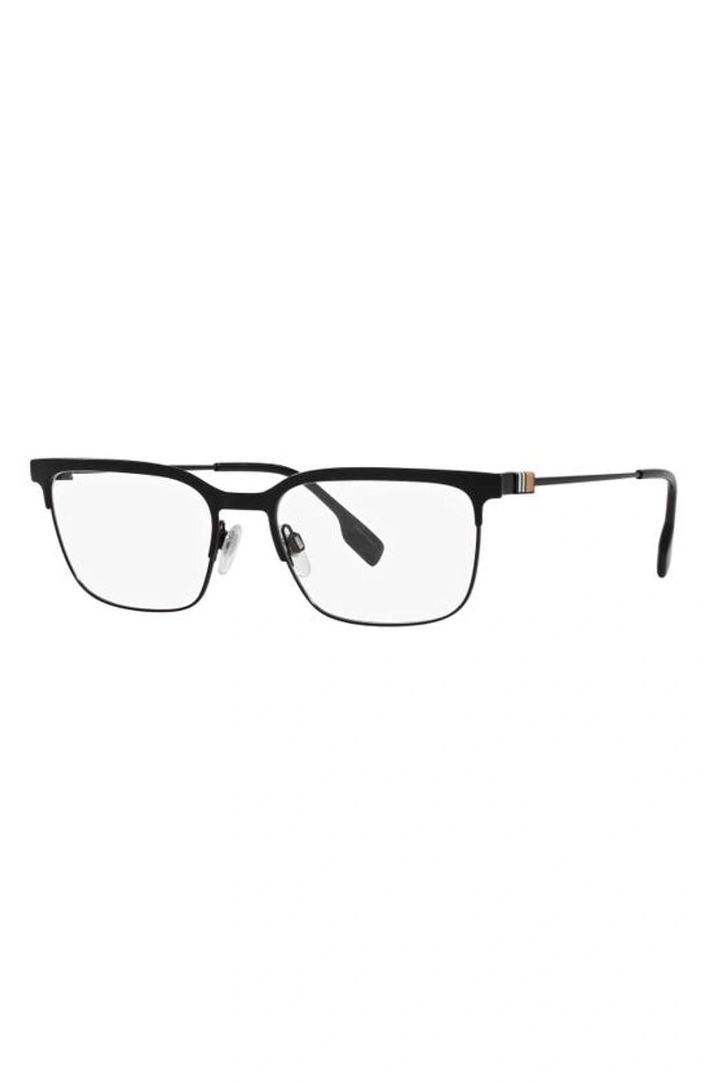 BURBERRY Douglas 56mm Square Optical Glasses In Black Product Image