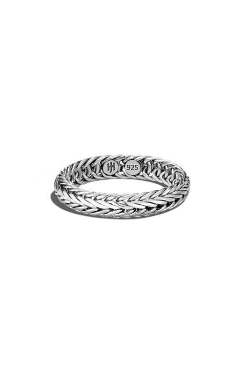 Womens Kami Sterling Silver Chain Ring Product Image