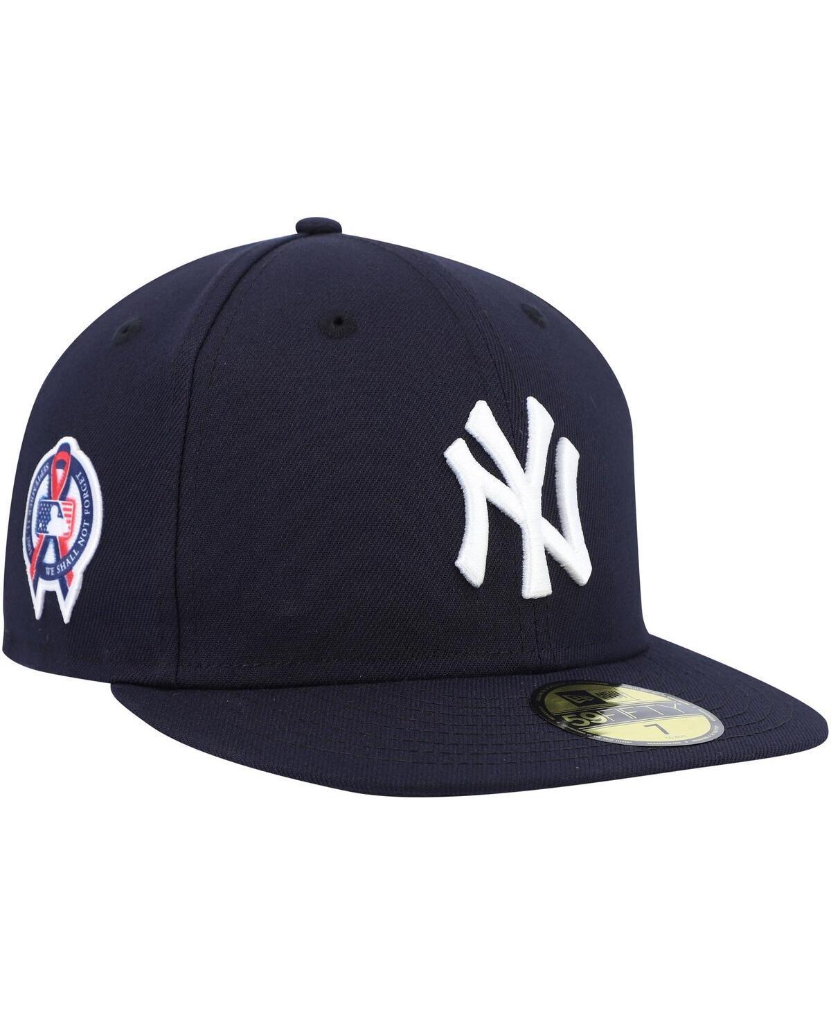 Men's New Era Navy New York Yankees 9/11 Memorial Side Patch 59FIFTY Fitted Hat Product Image