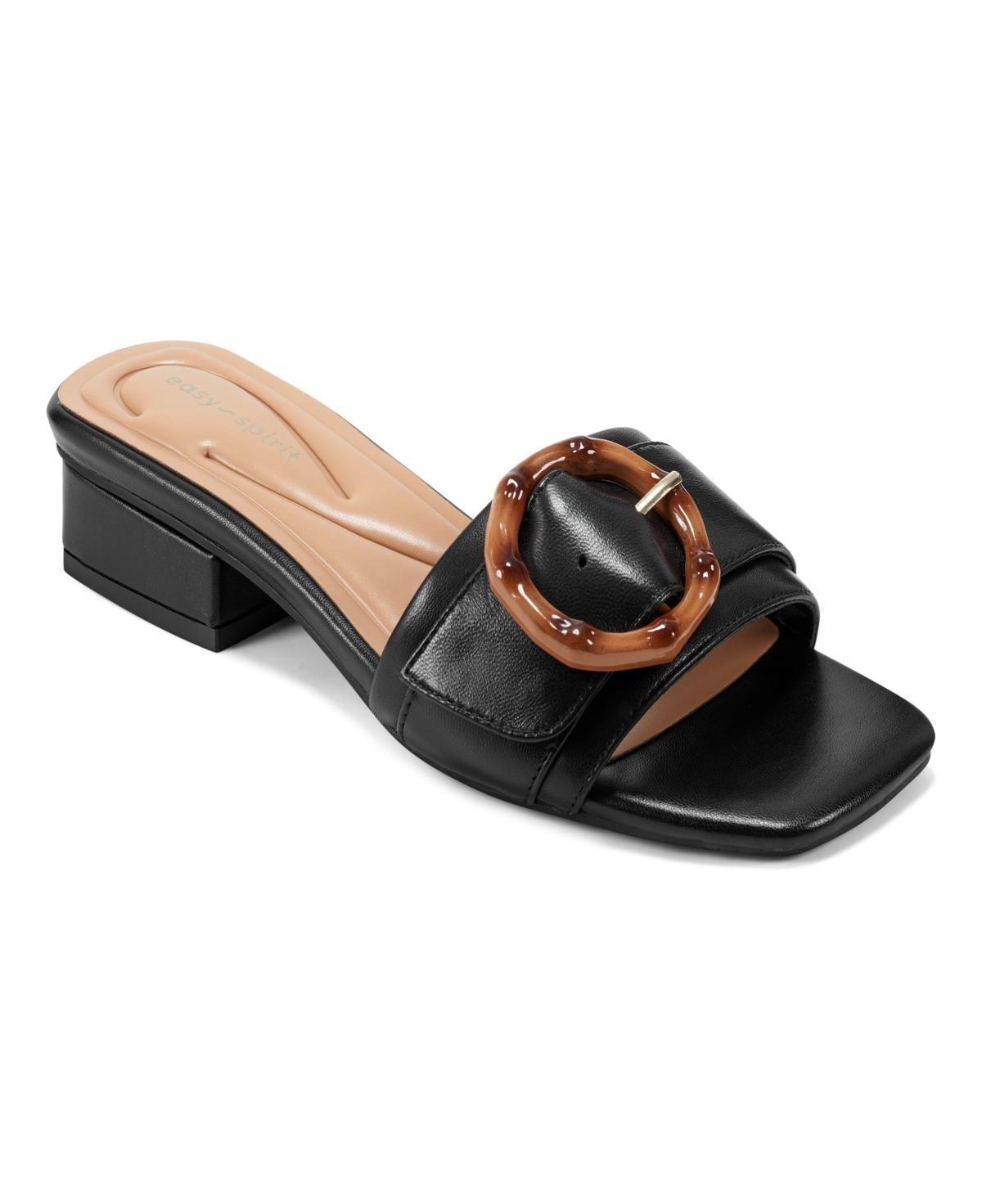 Easy Spirit Womens Gatlin Square Toe Slip-On Dress Sandals Product Image