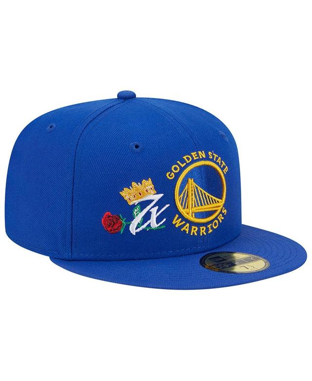 Mens New Era Royal Golden State Warriors Crown Champs 59FIFTY Fitted Hat Product Image