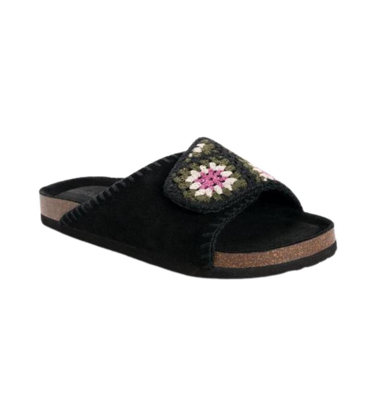 Muk Luks Womens Gigi Crochet Slide Sandal Product Image