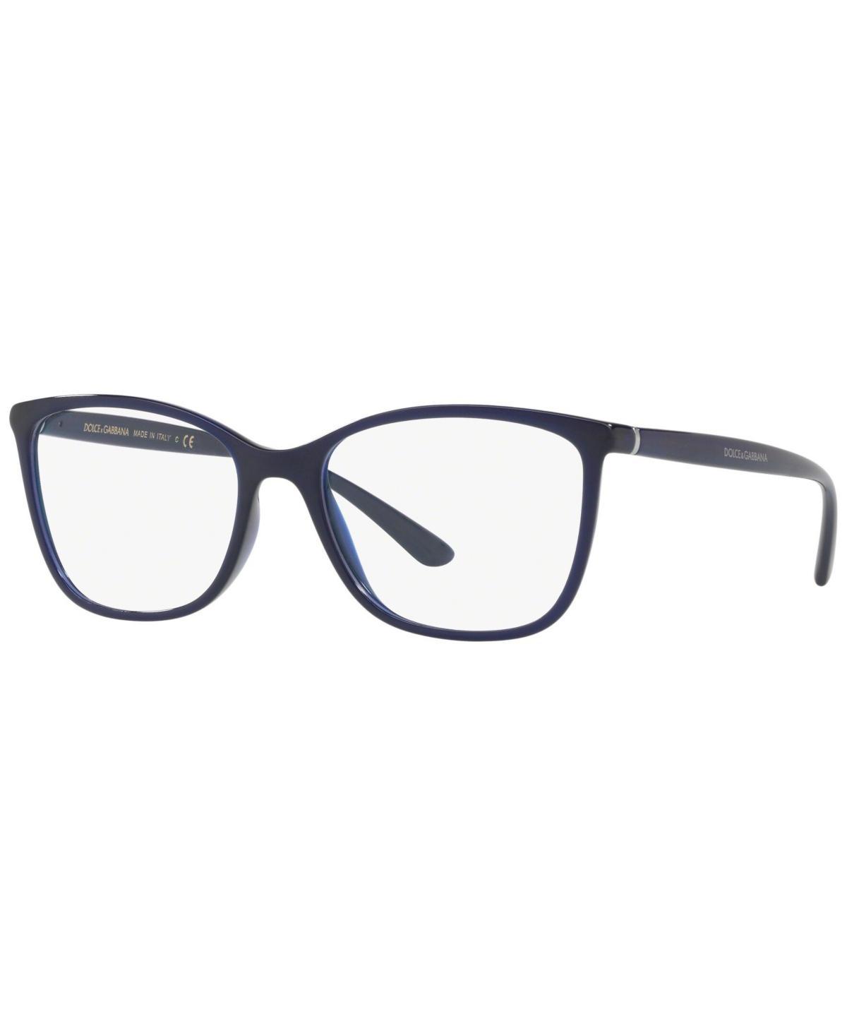 Dolce & Gabbana DG5026 Womens Rectangle Eyeglasses - Blue Product Image