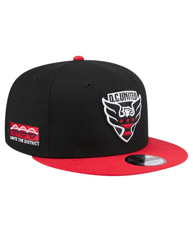 New Era Mens Black D.c. United 2024 Jersey Hook 9FIFTY Snapback Hat Product Image