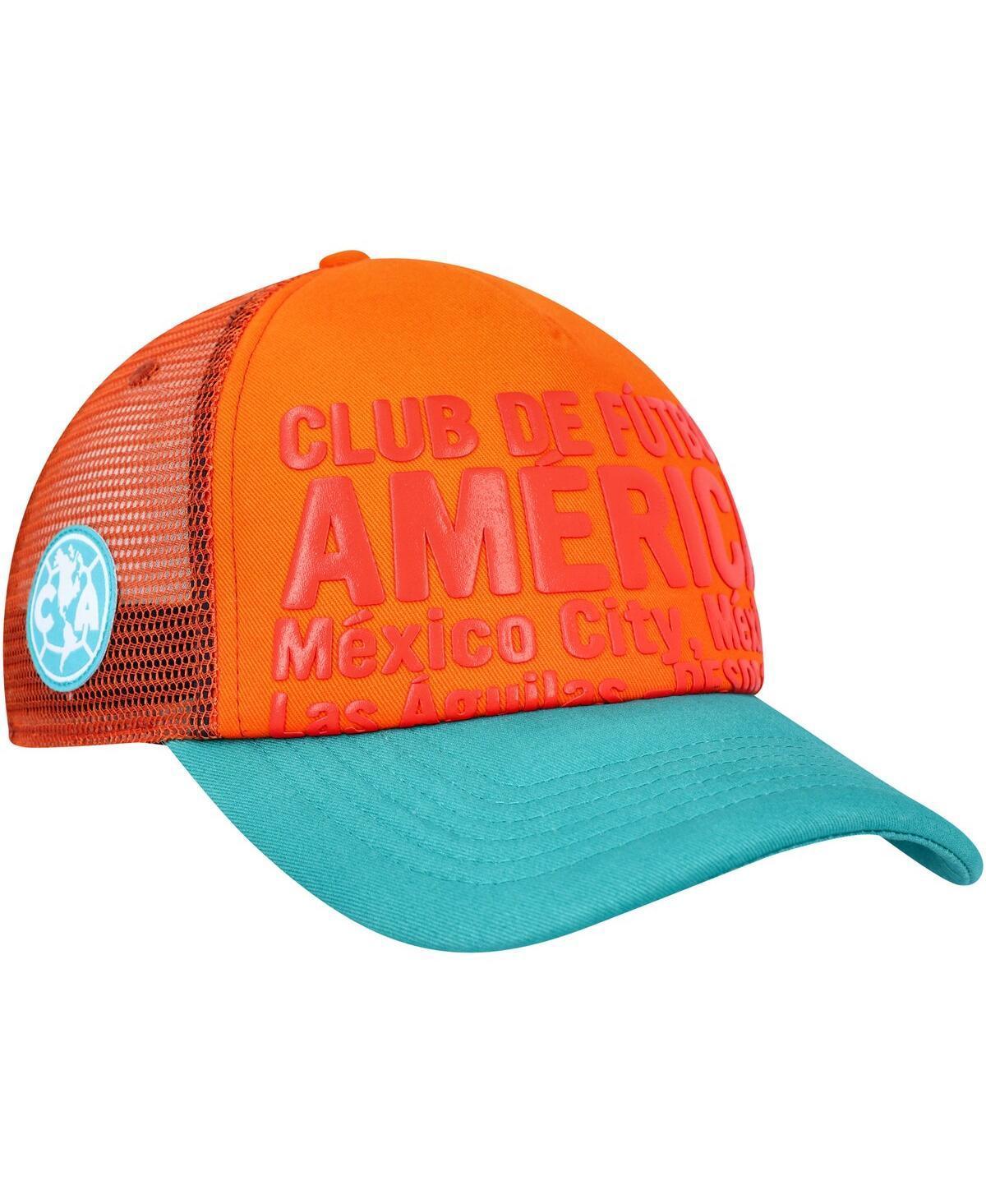 Mens Orange Club America Club Gold Adjustable Hat Product Image